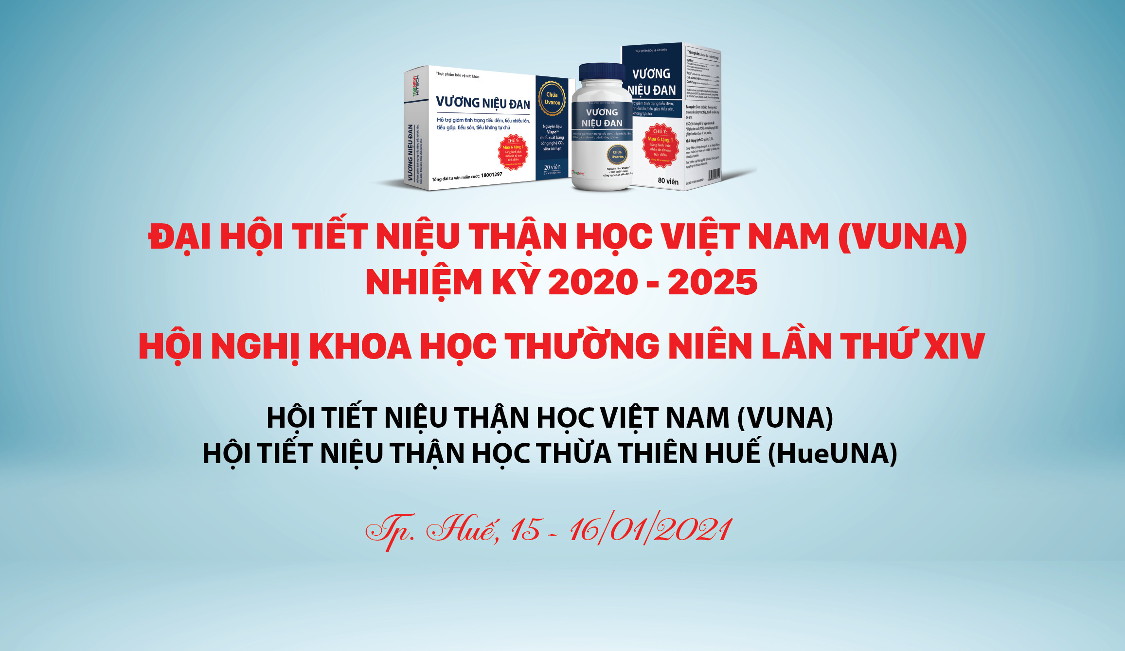 VƯƠNG NIỆU ĐAN được giới thiệu tại Hội nghị Khoa học thường niên lần thứ 14 Hội Tiết Niệu – Thận học Việt Nam