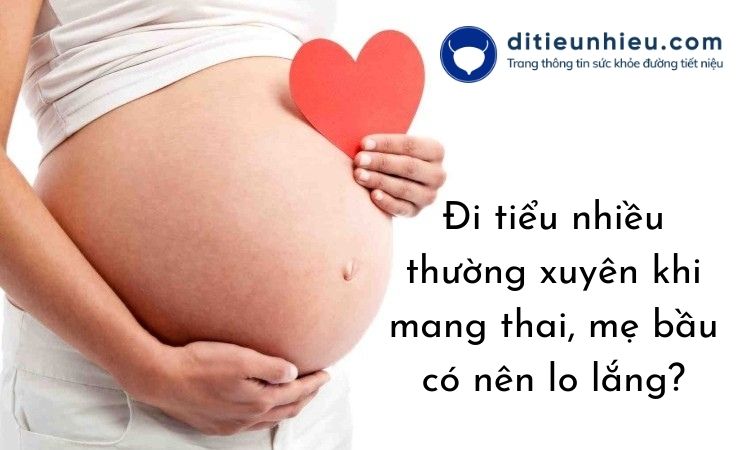 Đi tiểu nhiều thường xuyên khi mang thai, mẹ bầu có nên lo lắng?