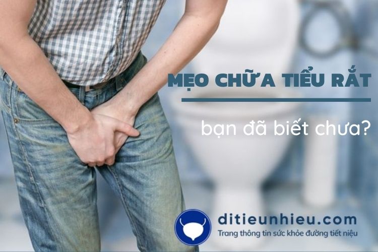 Mẹo chữa tiểu rắt đơn giản tại nhà có thể bạn chưa biết