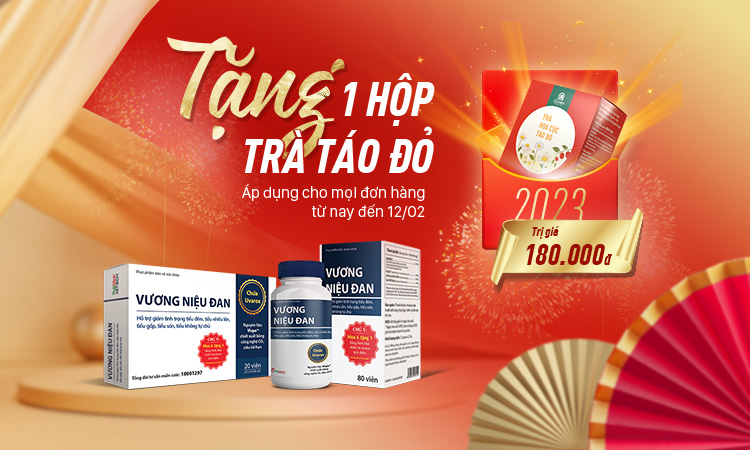 Quý Mão An khang, Vương Niệu Đan lì xì năm mới – Tặng trà táo đỏ trị giá 180.000đ